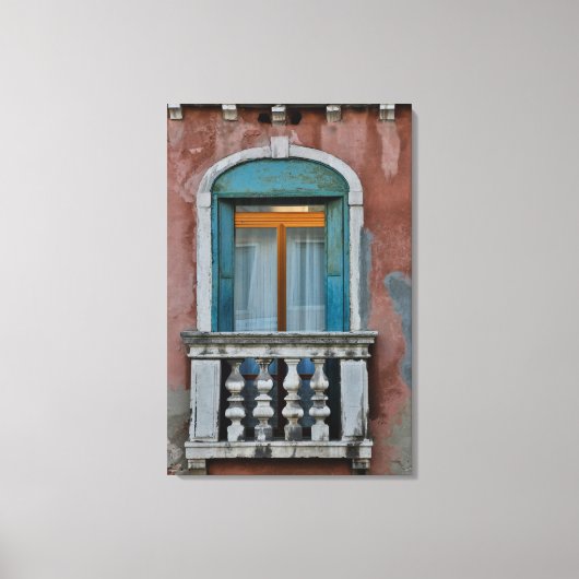 窓をヴェネツィアに キャンバスプリント (正面)