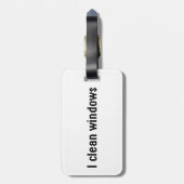 窓を掃除する ラゲッジタグ (裏面縦)