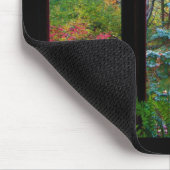 窓を通した秋 マウスパッド (コーナー)