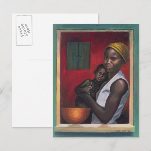 窓を通して1992 ポストカード (正面/裏面)