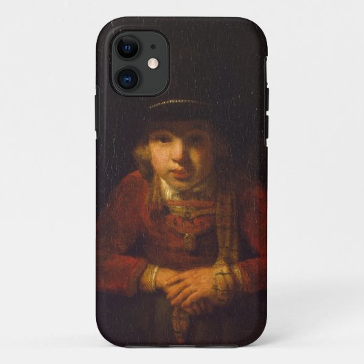 窓を通って見ている男の子c.1647 Case-Mate iPhoneケース (裏面)