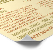 窓アーチ、窓、ドアのフィッター会社 ポスター (角)