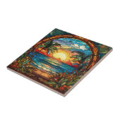 窓エレガントビーチ タイル (側面)