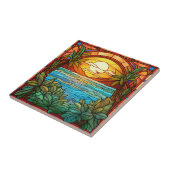 窓エレガントビーチ タイル (側面)