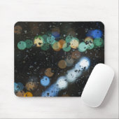 窓ガラスに雨が降る マウスパッド (マウス)