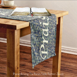 窓ガラスの間の賞賛 ショートテーブルランナー