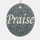 窓ガラスの間の賞賛 セラミックオーナメント (左)