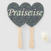 窓ガラスの間の賞賛 ハンドファン (正面&裏面)