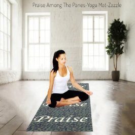 窓ガラスの間の賞賛 ヨガマット