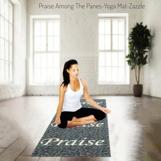 窓ガラスの間の賞賛 ヨガマット