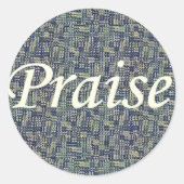 窓ガラスの間の賞賛 ラウンドシール (正面)