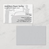 窓ガラス車の修理名刺 名刺 (正面/裏面)
