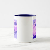 窓クラシック車の分割 ツートーンマグカップ (中央)