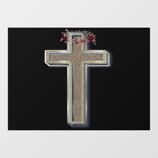 窓ステッカー 黒背景 (シート)