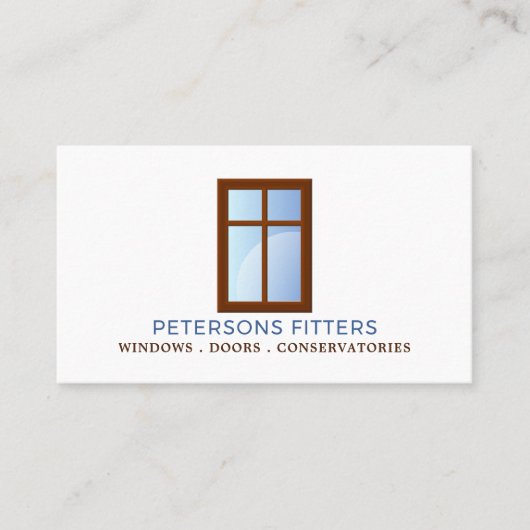 窓デザイン、窓・ドア設備 名刺 (正面)