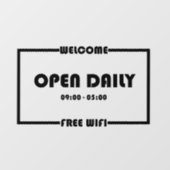 窓ドアステッカー ウィンドウサイン (シート)