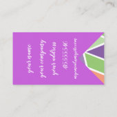 窓パーソナライズされたの色合い 名刺 (裏面)