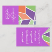 窓パーソナライズされたの色合い 名刺 (正面/裏面)