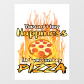 窓ピザショップやフードショップに固執 ウィンドウサイン (シート)