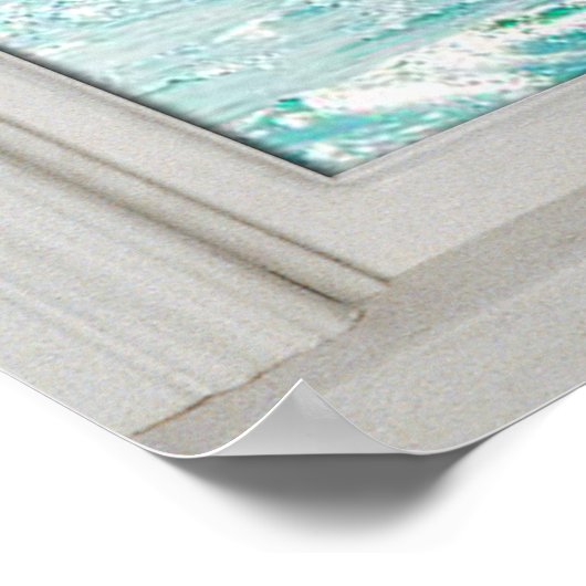 窓フェイク白木窓フレームビカリブのュー ポスター (角)