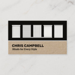 窓ブラインドカスタムQRクラフト 名刺