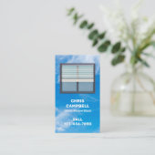 窓ブラインドカスタムQR 名刺 (スタンド正面)