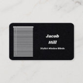 窓ブラインドカスタムQR 名刺 (正面)