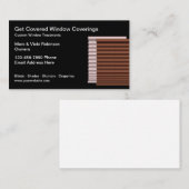 窓ブラインドテーマコールカード» 名刺 (正面/裏面)