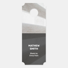 窓ブラインド ドアノブサイン