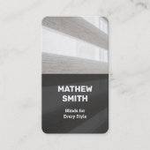 窓ブラインド 名刺 (正面)