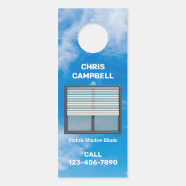 窓ブラインド（片面） ドアノブサイン