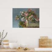 窓ボックス内のアルパインバラ- Andreas Lach ポスター (キッチン)