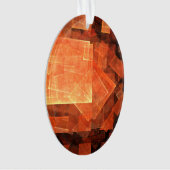 窓ライト抽象芸術アートアクリルオーバル オーナメント (正面)