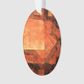 窓ライト抽象芸術アートアクリルオーバル オーナメント (正面)