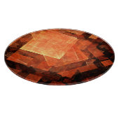 窓ライト抽象芸術アートサークル カッティングボード (角)