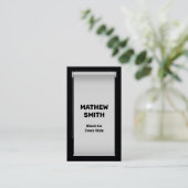 窓ローラブラインドQR名刺 名刺 (スタンド正面)