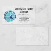 窓ワッシャーとクリーニングロゴ 名刺 (正面/裏面)