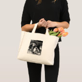 窓下窓のボクサー犬 ミニトートバッグ (正面(商品))