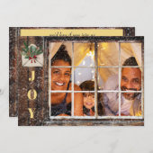 *~*窓写真素朴AP20クリスマスパーティー 招待状 (正面/裏面)