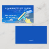 窓拭きの名刺 名刺 (正面/裏面)