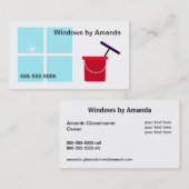 窓拭き 名刺 (正面/裏面)