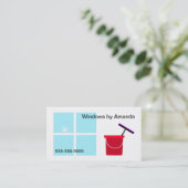 窓拭き 名刺 (スタンド正面)