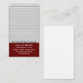 窓掛けとブラインドモダン 名刺 (正面/裏面)