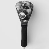 窓敷居のボクサー犬 ゴルフヘッドカバー (正面)