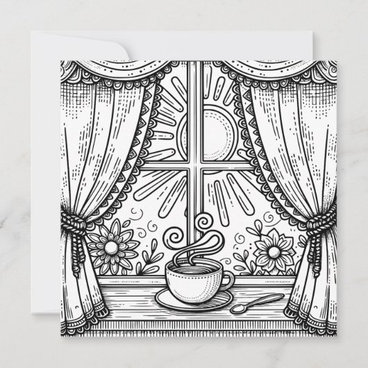 窓枠にコーヒーを入れる | カラーミー (正面)