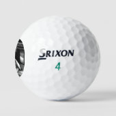 窓枠にボクサー犬Ssf gbcnm ゴルフボール (ロゴ)