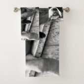 窓枠のボクサー犬 バスタオルセット (インサイチュ)