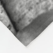 窓枠のボクサー犬 フリースブランケット (角)