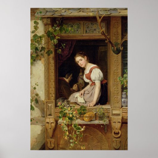 窓枠の上の夢を見ながら ポスター (正面)