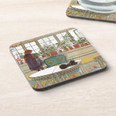 窓枠の花 コースター (左側)